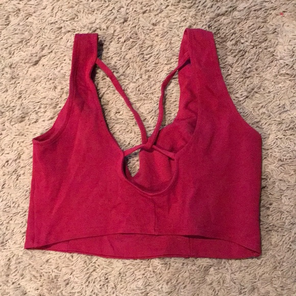 Deep red bustier top - Picture 2 of 2